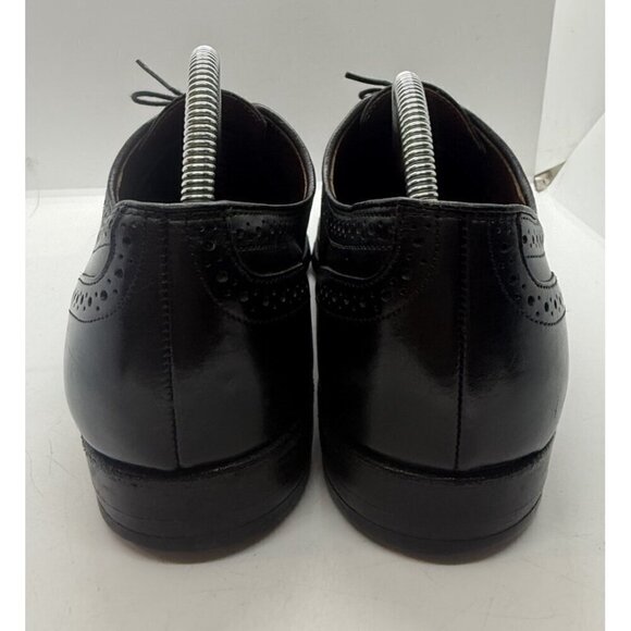 ALLEN EDMONDS Lombard Black Leather Wingtip Brogue Derby Shoes Men\'s Sz US 10.5D main image 4